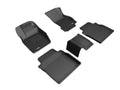 3D MAXpider 2019-2020 Audi A8L Kagu 1st & 2nd Row Floormats - Black