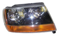 Right Headlight w/o Headlamp Leveling Device for 99-02 Jeep WJ Grand Cherokee Crown Automotive