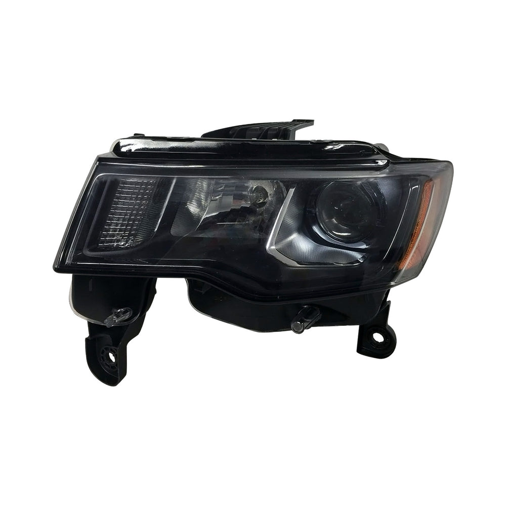 CAPA LH HEADLAMP ASSY; STD TYPE; BLK; GR CHEROKEE 17C