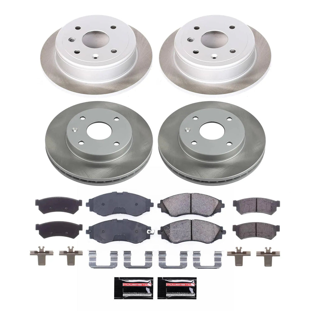 Power Stop 07-08 Suzuki Forenza Front and Rear Semi-Coated Rotor Kit
