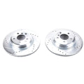 Power Stop 2016 BMW 328i Rear Evolution Drilled & Slotted Rotors - Pair