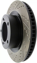 Stoptech auto part close-up