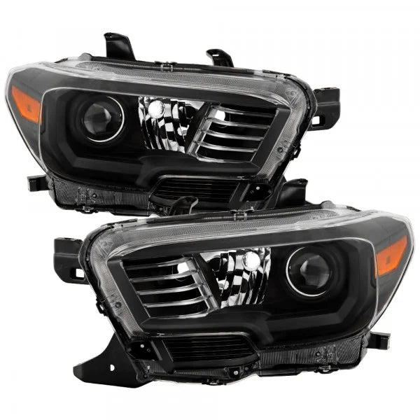 1619 TACOMA HALOGEN ONLY HEADLIGHT OE BLACK