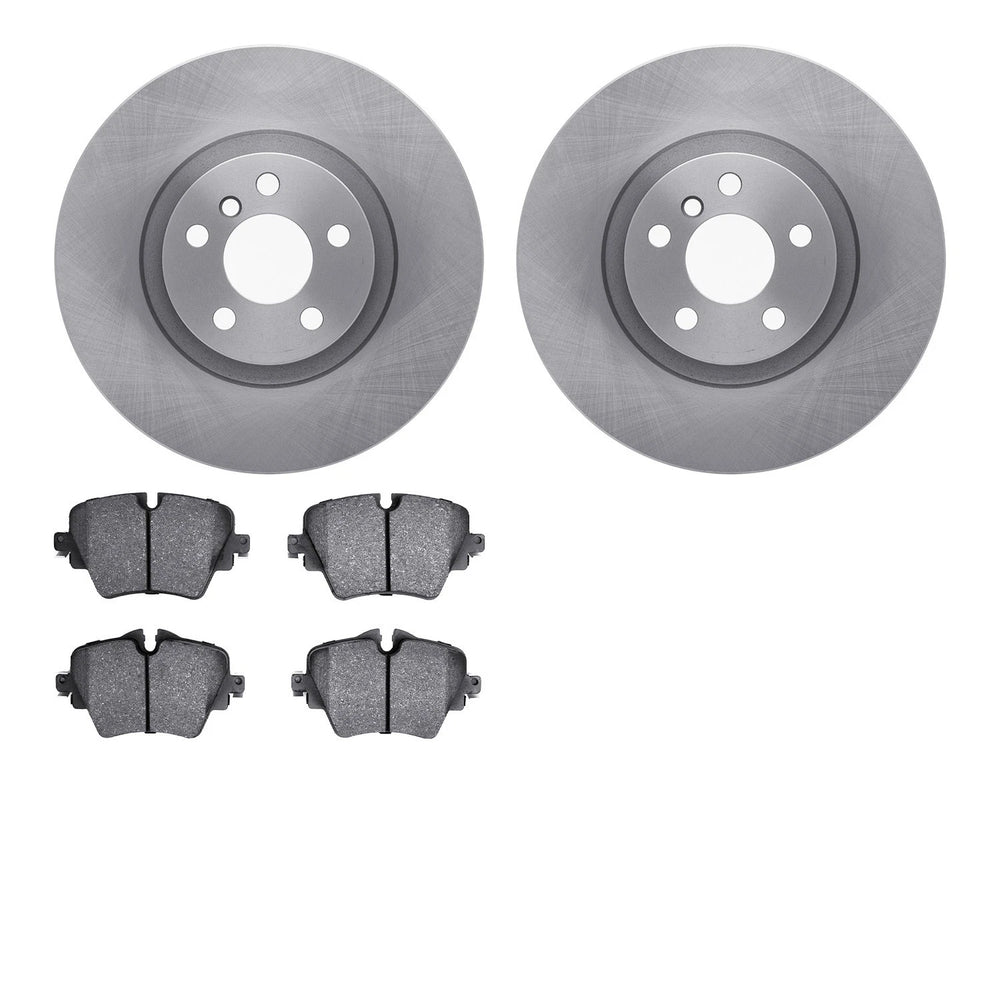 R1 Concepts Brake Rotor- Blank with Optimum Oe Pads Fits Mini Cooper