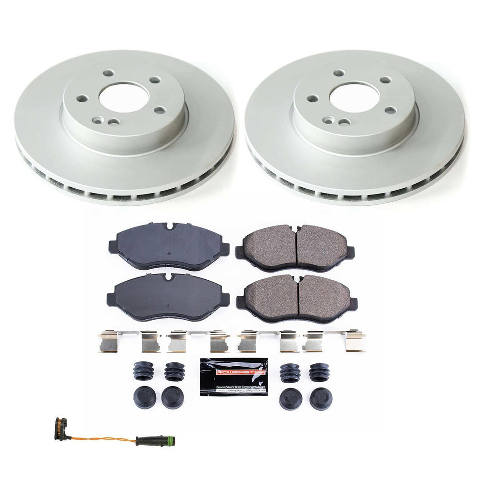 Power Stop 16-19 Mercedes-Benz Metris Front Z17 Evolution Geomet Coated Brake Kit