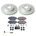 Power Stop 16-19 Mercedes-Benz Metris Front Z17 Evolution Geomet Coated Brake Kit