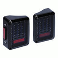 07-18 WRANGLER JK LED GRID TAILLIGHTS WITH SMOKED LENS