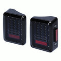 07-18 WRANGLER JK LED GRID TAILLIGHTS WITH SMOKED LENS