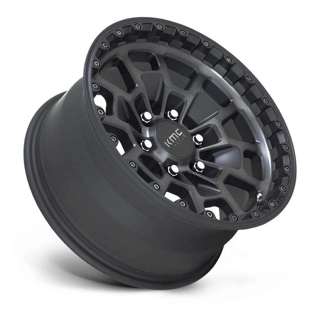 KMC Wheels black auto part