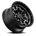 KMC Wheels auto part installed view