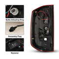 1924 JEEP GLADIATOR LED TAIL LIGHT W/ LED SEQUENTIAL TURN SIGNAL/BRAKE (SET) (BLK/SMOKE)
