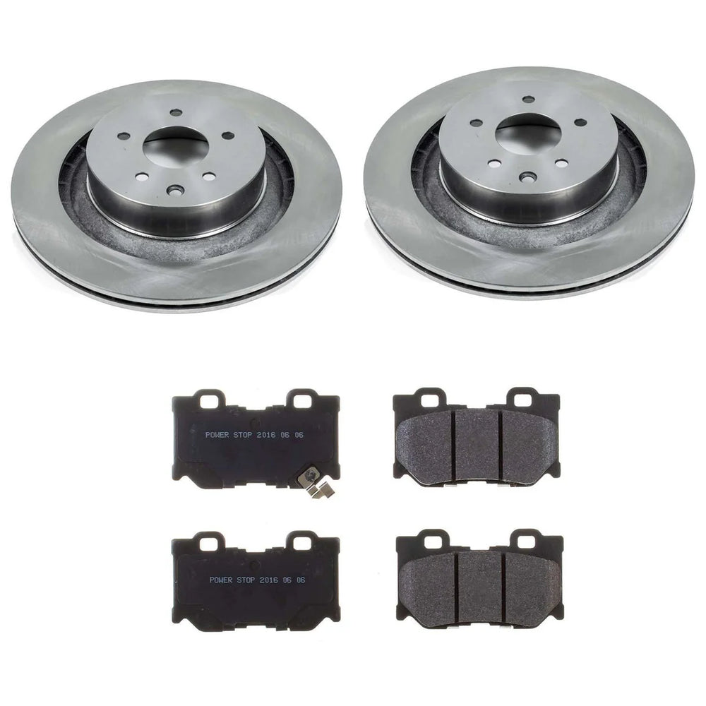 Power Stop 08-13 Infiniti G37 Rear Track Day SPEC Brake Kit