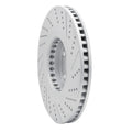R1 07-11 Lexus Gs350 Left Front Drilled & Slotted Geoperformance Rotor