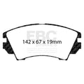 EBC 10+ Buick Allure (Canada) 3.0 Yellowstuff Front Brake Pads