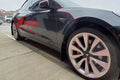 Rally Armor 17-23 Tesla Model 3 Black UR Mud Flap - Metallic Black Logo