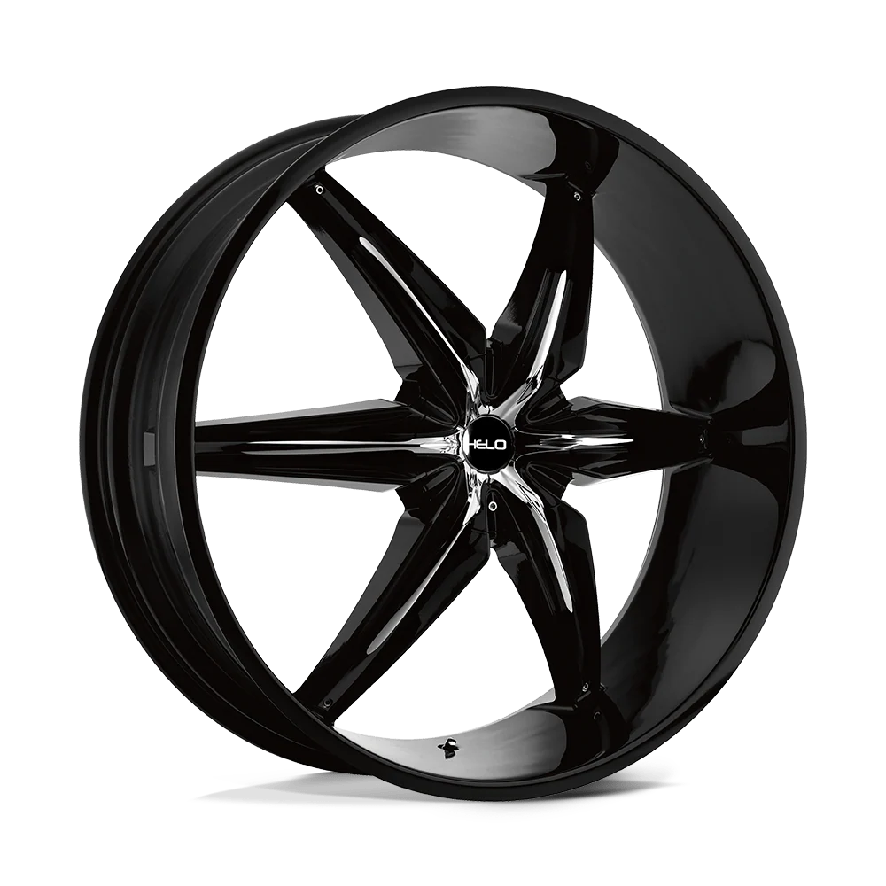 Wheel Pros Helo HE866 20X8.5 5X108/4.5 G-BLK/CHR 35MM HE86628503335