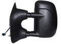 0005 FORD EXCURSION LH HEATED POWER FOLDAWAY OE MIRROR TXTRED BLK EXTENDABLE TOWING DUAL GLASS