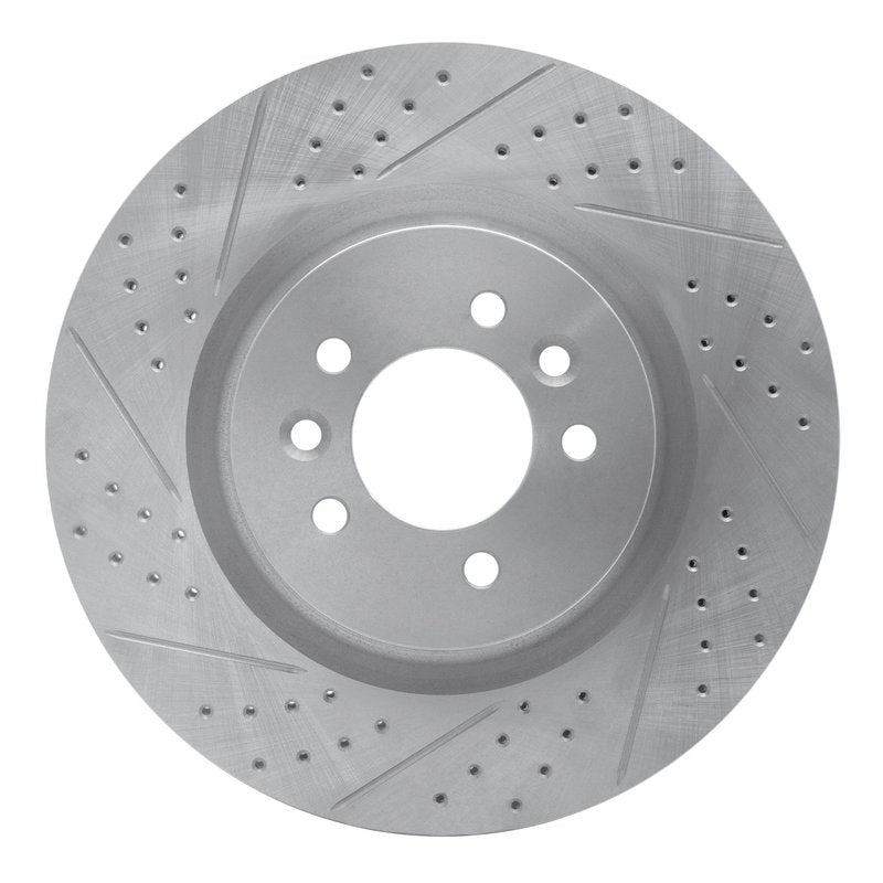 DFC 06-17 Land Rover Range Rover Sport Front Left Drilled & Slotted Geoperformance Rotor