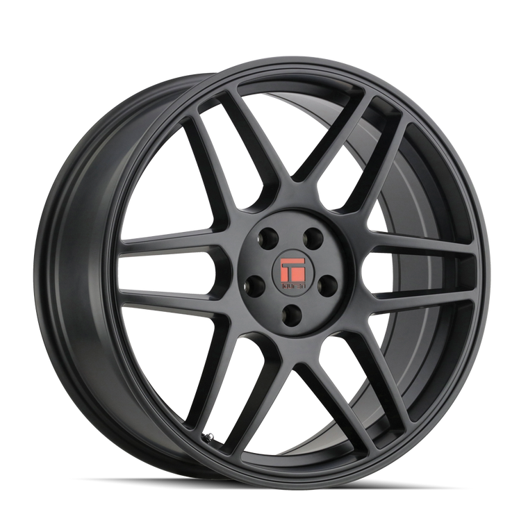 ~(25 lbs. 19X19X9)~ TR74 (3274) MATTE BLACK 17X8 5-100/5-114.3 40mm 72.6mm