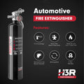 2.5 LB BLACK DRY CHEMICAL FIRE EXTINGUISHER