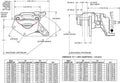 CALIPER,MC4,.81 ROTOR,ARM-LH,2.00 M