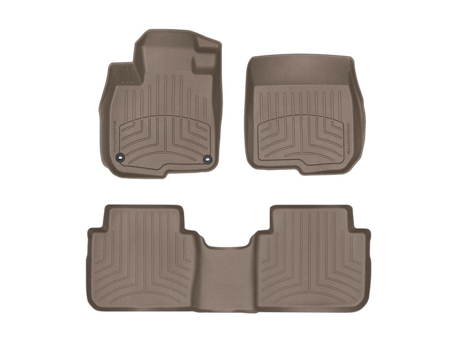 WeatherTech Tan Front Rear FloorLiner HP Fits -20-22 Hyundai Kia 4515721IM-458162IM