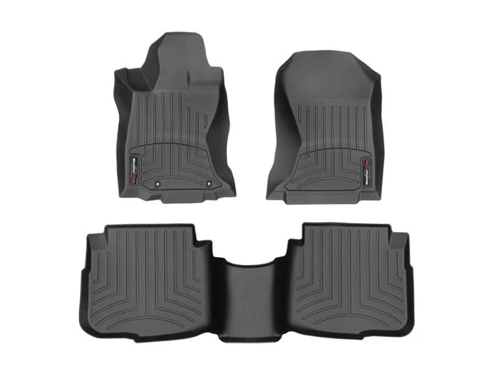 WeatherTech 20-24 Subaru Legacy/Outback Front and Rear FloorLiner HP - Black