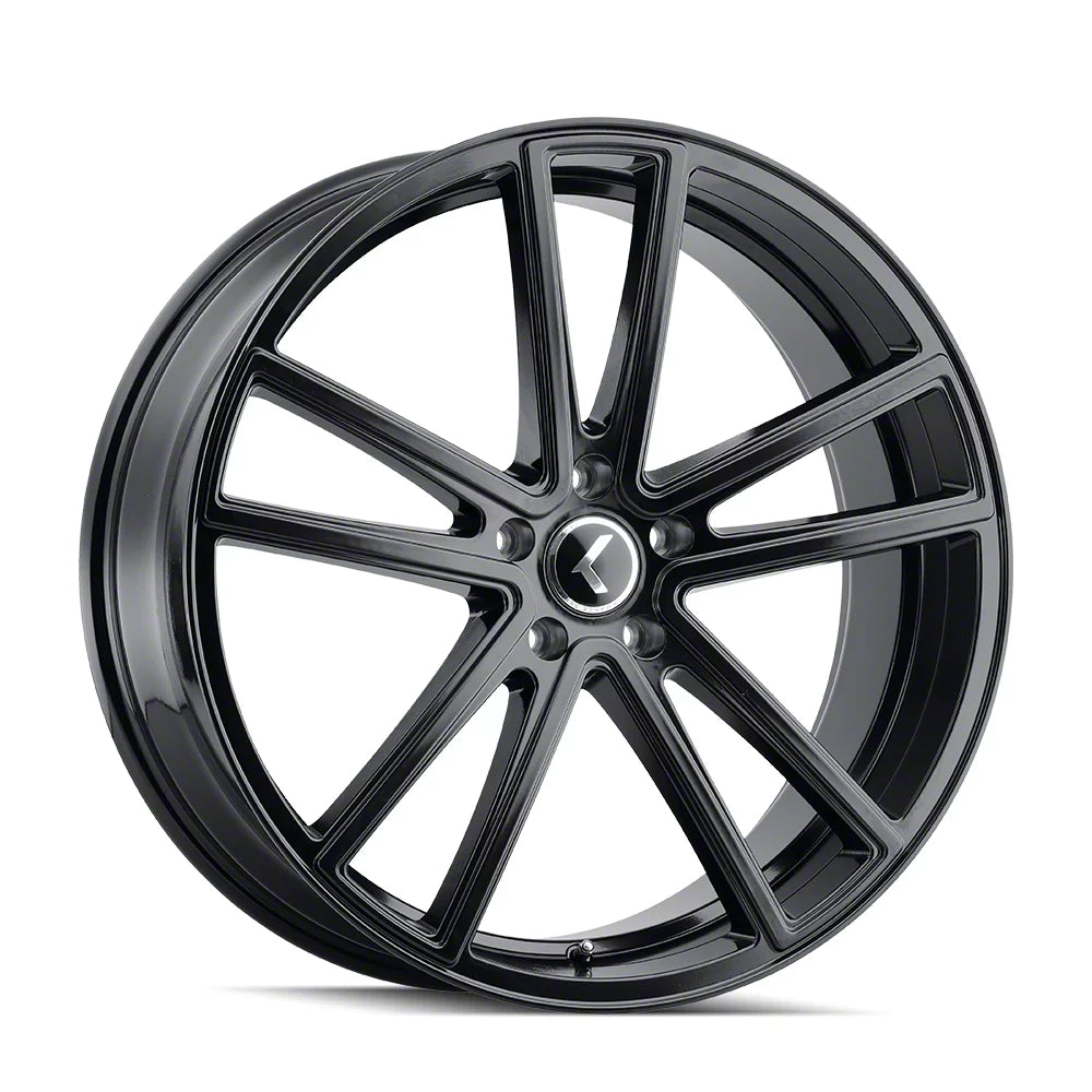 KRAZE LUSSO KR190 GLOSS BLACK 18X8