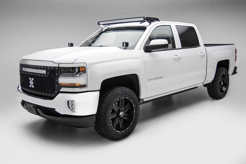 1415 SIERRA 1500 FRONT ROOF LED LIGHT BAR MOUNTSFOR DUAL/STACKED 50 INCH LEDS