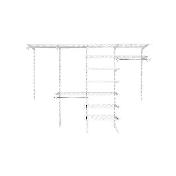 FASTTRACK 610 FT WIDE WIRE CLOSET CONFIGURATION STORAGE KIT WHITE
