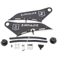 1014 F150RAPTOR FRONT ROOF LED LIGHT BAR MOUNTSFOR DUAL/STACKED 52 INCH LEDS