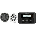 KMC3 Weather-Resistant Gauge-Style Media Center w/Bluetooth; RoHS Compliant