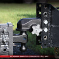 Gen-Y Admiral Bumper Coupler w/SnapLatch 21K Capacity 2K TW - A-Frame Mount