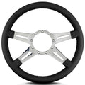 Mark 9 Elegante 14-Inch 1.5-Inch Dish Split 4-Spoke Steering Wheel