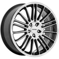 PE001 18X8 5X112 G-BLK MACH 40MM