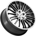 PE001 18X8 5X112 G-BLK MACH 40MM