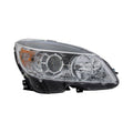 RH HEADLIGHT BZ CCLAS W204 0711(07:FROM 2907)(CHROME BEZELHALOGEN)