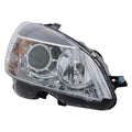 RH HEADLIGHT BZ CCLAS W204 0711(07:FROM 2907)(CHROME BEZELHALOGEN)