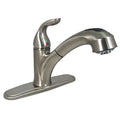 KITCHEN FAUCET W/ SPRAY 8IN HYBRID 1 LEVER CERAMIC DISC RUBBED BRONZE