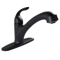 KITCHEN FAUCET W/ SPRAY 8IN HYBRID 1 LEVER CERAMIC DISC RUBBED BRONZE