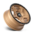 ~(30 lbs. 21X21X11)~ ALPINE 18x8 5x110.00 MATTE BRONZE W/ BLACK LIP (38 mm)