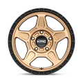 ~(30 lbs. 21X21X11)~ ALPINE 18x8 5x110.00 MATTE BRONZE W/ BLACK LIP (38 mm)