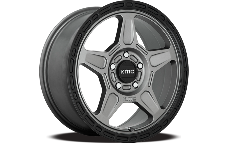 ~(30 lbs. 21X21X11)~ ALPINE 18x8 5x108.00 MATTE BRONZE W/ BLACK LIP (38 mm)