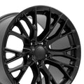 18 IN REPLICA WHEEL CV22 FITS CHEVROLET CORVETTE C7 Z06 RIM 18X10.5 GUNMETAL W