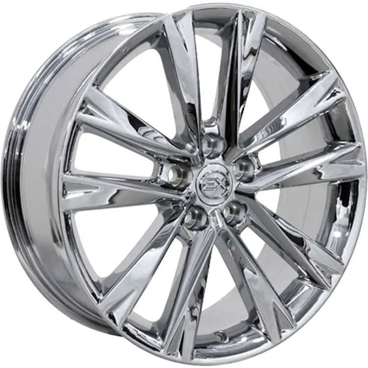 19 IN REPLICA WHEEL LX24 FITS LEXUS RX RIM 19X7.5 CHROME WHEEL