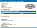 StopTech 90-95 Toyota MR2/MR2 Spyder (Exc Turbo)/90-91 MR2 Turbo Drilled Rear Left Rotor