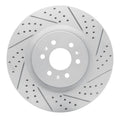 R1 04-11 Cadillac Cts Front Right Drilled & Slotted Geo-Carbon Rotor
