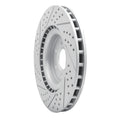 R1 04-11 Cadillac Cts Front Right Drilled & Slotted Geo-Carbon Rotor