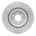 R1 04-11 Cadillac Cts Front Right Drilled & Slotted Geo-Carbon Rotor