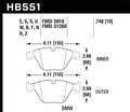 Hawk Performance auto part detail
